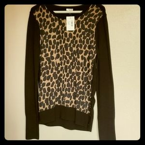 Ecru crewneck sweater